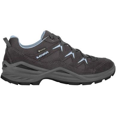 Walking Shoe Lowa Women Sirkos Evo GTX Lo Graphite Iceblue Outdoorsupply